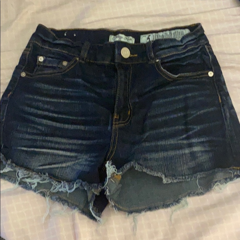 Denim jean shorts